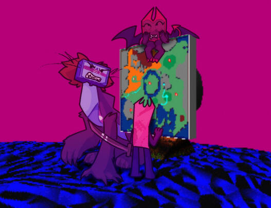 Gum, Razor, and Dragonscale are getting irritated with each other in The Natural World.
