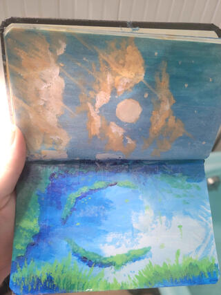 Small acrylic paintings